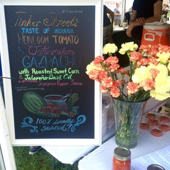 Dig IN - Tinker Street had a great refreshing gazpacho everyone enjoyed! - Festivals Near Me - Indianapolis, Indiana