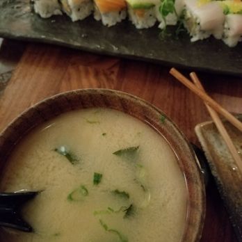 MF Sushi - miso soup and spicy tuna - Sushi Bars Near Me - Houston, Texas MF Sushi - miso soup and spicy tuna - Sushi Bars Near Me - Houston, Texas