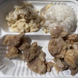 Half of the chicken. Still a lot.