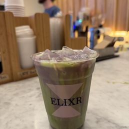 Strawberry Matcha Latte