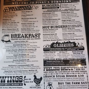 Pinky's - Food menu - Sports Bars Near Me - Phoenix, Arizona Pinky's - Food menu - Sports Bars Near Me - Phoenix, Arizona