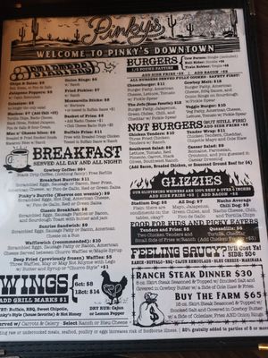 Menu photo 2 Pinky's Phoenix, AZ Menu photo 2 Pinky's Phoenix, AZ