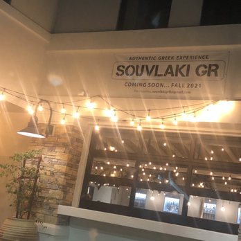 Souvlaki GR - Temporary Sign outside - Greek Near Me - Boynton Beach, Florida Souvlaki GR - Temporary Sign outside - Greek Near Me - Boynton Beach, Florida