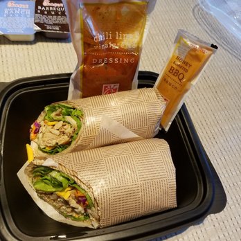 Chick-fil-A - Grilled chicken wrap and sauces - Fast Food Near Me - Pasadena, California