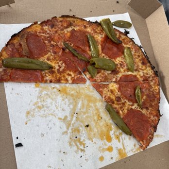 Colony Grill - The "stinger" I couldn't even get a picture before we attacked it. - Pizza Near Me - Milford, Connecticut