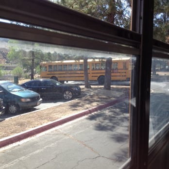 Down & Dirty Obstacle Race - Shuttles are school buses. - Challenge Courses Near Me - Castaic, California