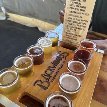 Backwoods Brewing Company - 10 flight beer - Breweries Near Me - Carson, Washington