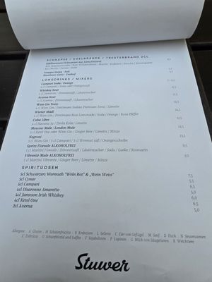 Menu photo 2 STUWER - Neues Wiener Beisl Vienna, 9