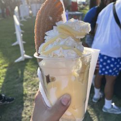 Santana Regional Park - Churro Sundae!