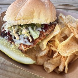 The Corny Fish Shed - Whitefish Sandwich