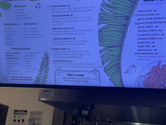 Menu photo 6 Poke Hana Orlando, FL