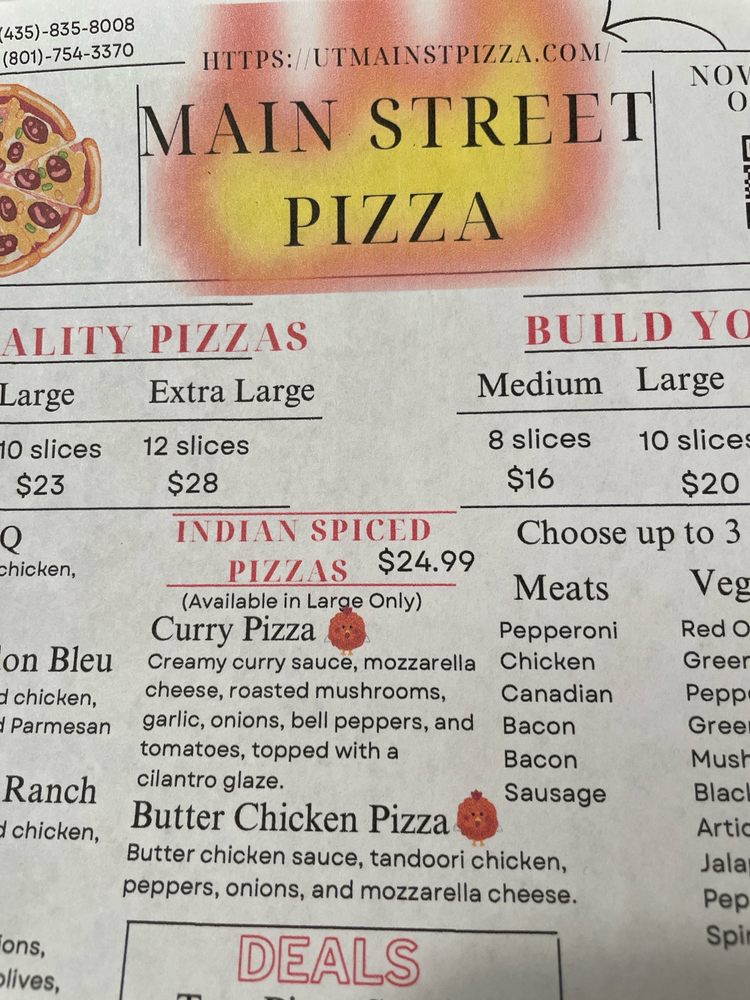 Main Street Pizza Logo