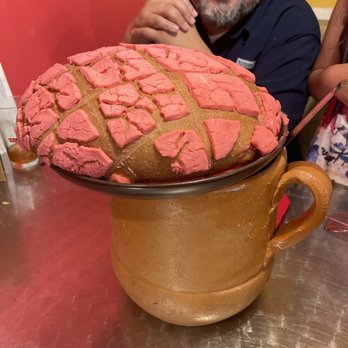 Panfila Cantina And Restaurant - Concha and hot chocolate - Mexican Near Me - San Antonio, Texas Panfila Cantina And Restaurant - Concha and hot chocolate - Mexican Near Me - San Antonio, Texas