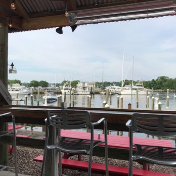 The Island Hideaway - Few from outdoor seating. - Seafood Near Me - Solomons, Maryland
