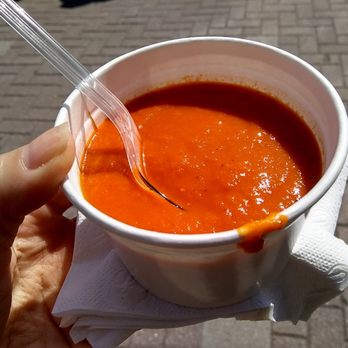 Wellington West - Taste of Wellington West 2018, red pepper soup from Wellington Gastropub. - Shopping Centers Near Me - Ottawa, Ontario Wellington West - Taste of Wellington West 2018, red pepper soup from Wellington Gastropub. - Shopping Centers Near Me - Ottawa, Ontario