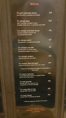 Menu photo 4 V's Schnitzel House Toronto, ON