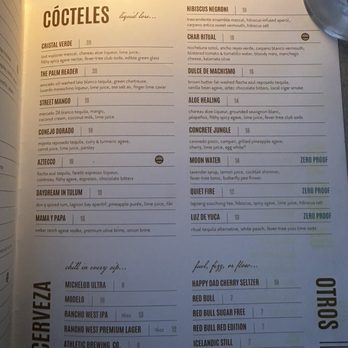UCA Terraza - Cocktail Menu - Salad Near Me - Los Angeles, California UCA Terraza - Cocktail Menu - Salad Near Me - Los Angeles, California