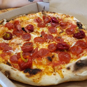 Campfire Kitchen - Kicking Baby pizza with Calabrian chili's - Pizza Near Me - Sitka, Alaska Campfire Kitchen - Kicking Baby pizza with Calabrian chili's - Pizza Near Me - Sitka, Alaska