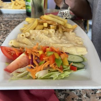 The Bothy Resturant and Bar - Mac and cheese with fries and salad. - Pubs Near Me - Fort Augustus, HLD The Bothy Resturant and Bar - Mac and cheese with fries and salad. - Pubs Near Me - Fort Augustus, HLD