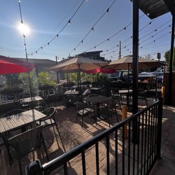 Outdoor patio seating