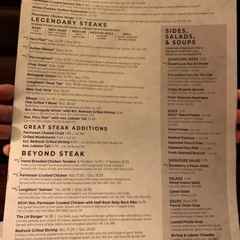 LongHorn Steakhouse - Menu - Steakhouses Near Me - Danbury, Connecticut