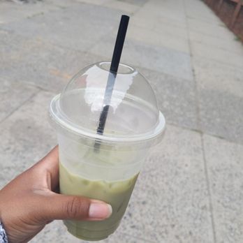 Lips Cafe - Iced matcha - Cafes Near Me - Brooklyn, New York