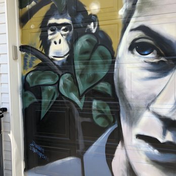Jane Goodall Mural - Artist name - Public Art Near Me - Louisville, Kentucky