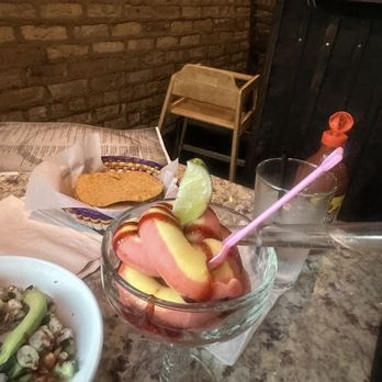 La Katrina Auténtica - Strawberry Mango Margarita - Tacos Near Me - Chicago, Illinois