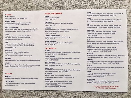 Menu photo 1 M3 Pizza Houston, TX