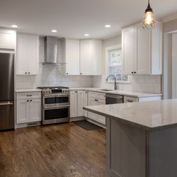 Legacy Repairs and Remodeling - Kitchen Updates - New Backsplash, Countertops, Sink, Faucet Vent Fan