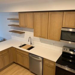 Denbrook Kitchens - Rift Cut Oak Shaker kitchen in DC