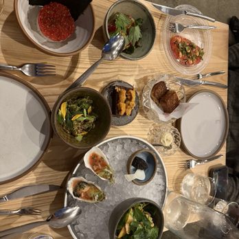 Ernest - Sushi Rice, Uni Toast, Watermelon Salad, Chilled Squid, Hog Island Osyter - New American Near Me - San Francisco, California