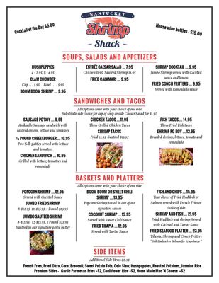 Menu photo 7 Nantucket Shrimp Shack Kissimmee, FL Menu photo 7 Nantucket Shrimp Shack Kissimmee, FL