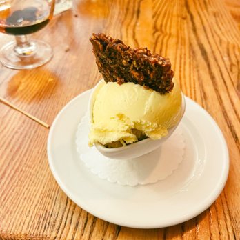 La Cuchara - a dessert on a white plate - Basque Near Me - Baltimore, Maryland La Cuchara - a dessert on a white plate - Basque Near Me - Baltimore, Maryland