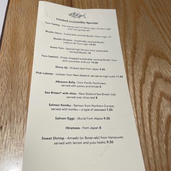SUGARFISH | Soho - Special Menu - Sushi Bars Near Me - New York, New York SUGARFISH | Soho - Special Menu - Sushi Bars Near Me - New York, New York