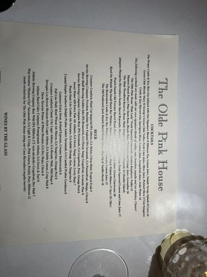 Menu photo 5 The Olde Pink House Savannah, GA Menu photo 5 The Olde Pink House Savannah, GA