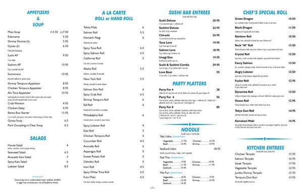 Menu photo 7 Sushi Lin Green Valley, AZ