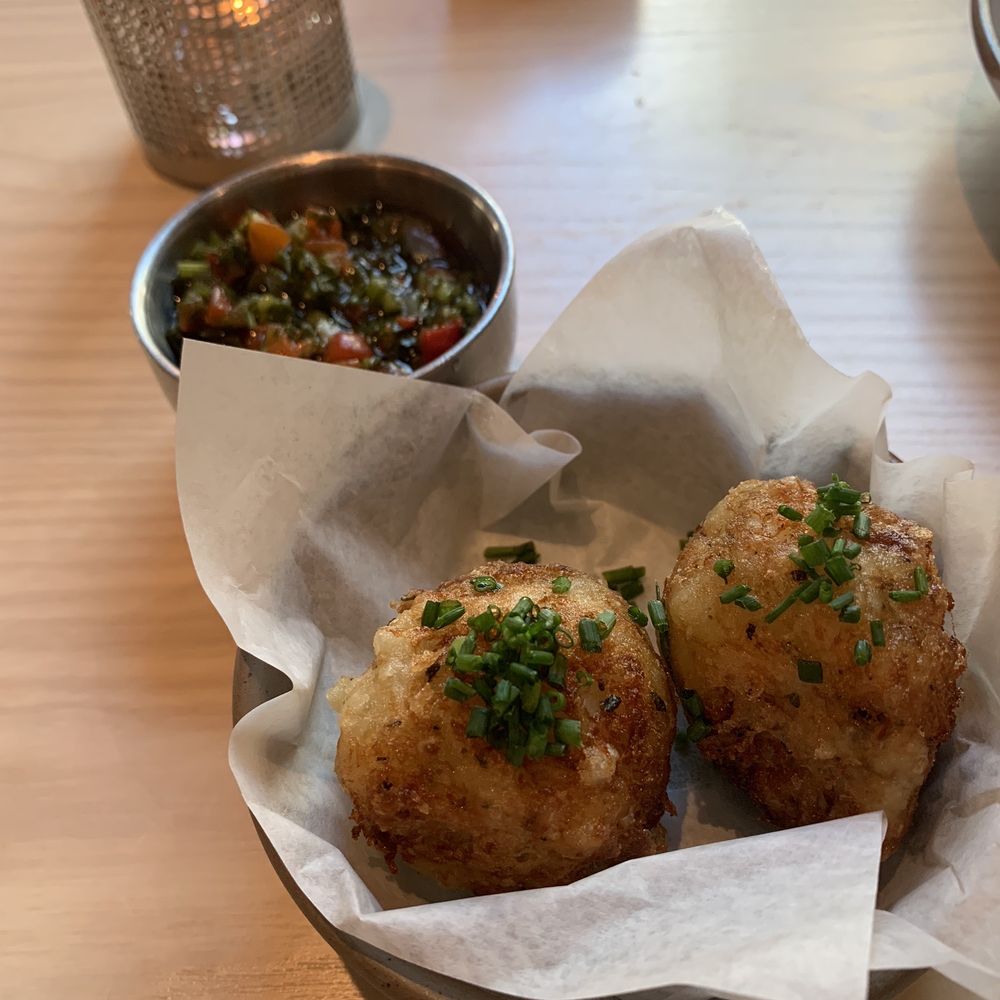 Graffiti Raw - Cod Croquettes - Seafood Near Me - Houston, Texas Graffiti Raw - Cod Croquettes - Seafood Near Me - Houston, Texas