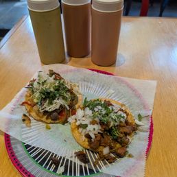 Tacos and sauces Tacos and sauces