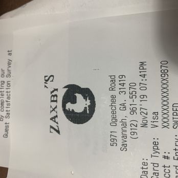 Zaxbys - Fast Food Near Me - Savannah, Georgia