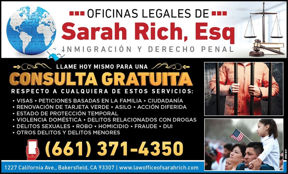 Law Office of Sarah Rich - immigration attorney in Bakersfield, CA