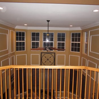 Infinity Wood Design - 2 story Family room with 10" Crown installed w/ Shadow boxes - General Contractors Near Me - Toms River, New Jersey Infinity Wood Design - 2 story Family room with 10" Crown installed w/ Shadow boxes - General Contractors Near Me - Toms River, New Jersey