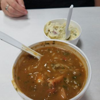The Cajun Spot - Gumbo and potato salad - Cajun/Creole Near Me - Manteca, California The Cajun Spot - Gumbo and potato salad - Cajun/Creole Near Me - Manteca, California