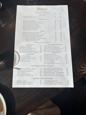 Menu photo 2 Prima Facie Bistro Parkville, MO