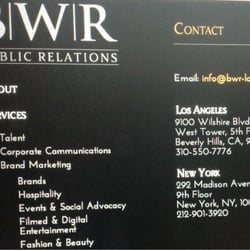 Bwr Public Relations