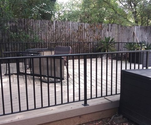 Residencial deck - Residential deck for a house in Houston