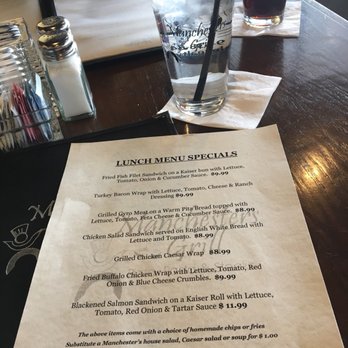 Manchester's Grill - Lunch special menu! Menu has dishes for everyone's food mood. - Pizza Near Me - Raleigh, North Carolina Manchester's Grill - Lunch special menu! Menu has dishes for everyone's food mood. - Pizza Near Me - Raleigh, North Carolina