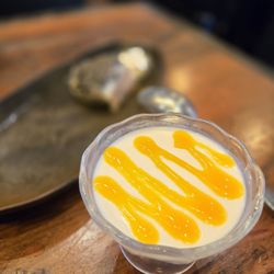 Pound Steak - Mango pineapple panna cotta