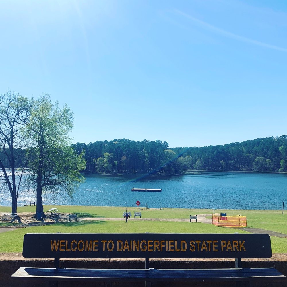DAINGERFIELD STATE PARK - Overlooking the lake from the gift shop area - Parks Near Me - Daingerfield, Texas