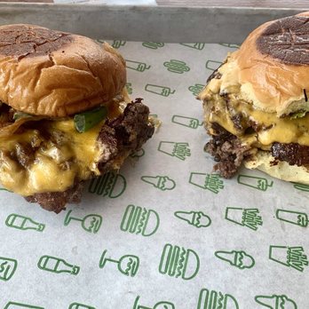 Shake Shack Sugar Land - Korean BBQ Burger (Left) - Disgusting - Burgers Near Me - Sugar Land, Texas Shake Shack Sugar Land - Korean BBQ Burger (Left) - Disgusting - Burgers Near Me - Sugar Land, Texas
